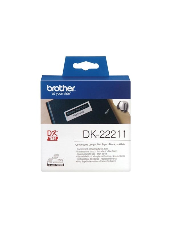 4977766629980 - Film tape brother 29 mm 1524 m black white