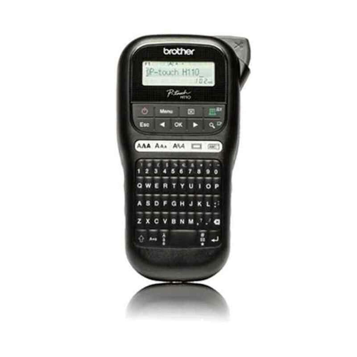4977766760645 - Tragbares elektrisches Etikettengerät PT-H110 12 mm Schwarz