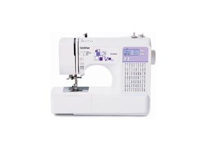 4977766808385 - FS70WTx Patchwork-Nähmaschine mit Sewing Machine Metall Weiß Lila Full-size Nähmaschine + Anschiebetisch - Brother