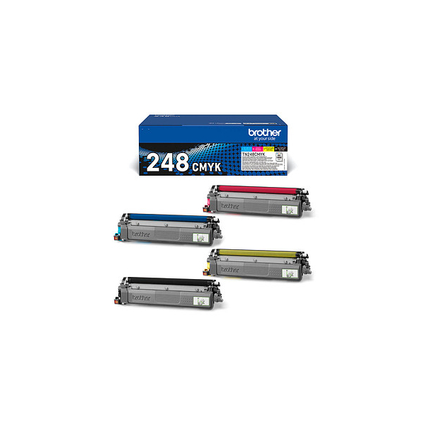 4977766821865 - brother TN-248VAL Toner Multipack Schwarz Magenta Cayn Gelb je ca 1000 Seiten (TN248VAL)