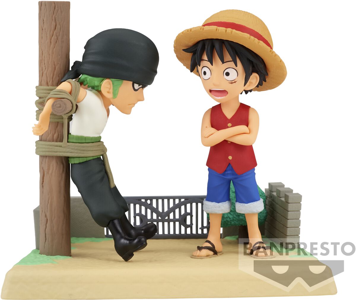 4983164885040 - Banpresto - Monkey D Luffy & Roronoa Zoro (WCF - Log Stories Series) Sammelfiguren multicolor