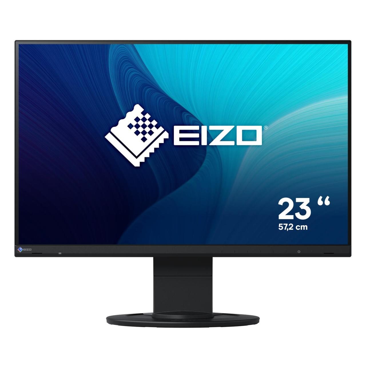 4995047055198 - EIZO FlexScan EV2360-BK - LED-Monitor - 572 cm (225) (225 sichtbar) - 1920 x 1200 Full HD (1080p) - IPS - 10001 - 5 ms - DVI-D VGA DisplayPort - Lautsprecher - Schwarz