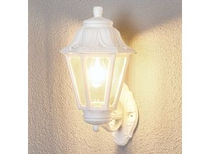 5000112548082 - LED-Außenwandlampe Bisso Anna E27 weiß