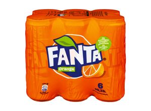 5000112610130 - Fanta 033 Liter Dose 6er Pack - Inhalt 2 Flaschen