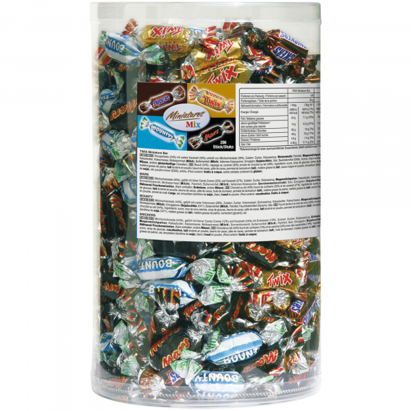 5000159563383 - Schokolade Miniatures Mix 465511 sort 3000g 5000159563383 30