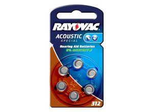 5000252003205 - Rayovac Hörgerätebatterie HA312 PR41 4607 Acoustic Special max 180mAh 5000252003205