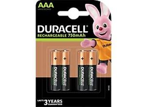 5000394090231 - DURACELL Recharge Plus NiMH 750mAh Rechargeable AAA Battery 12V