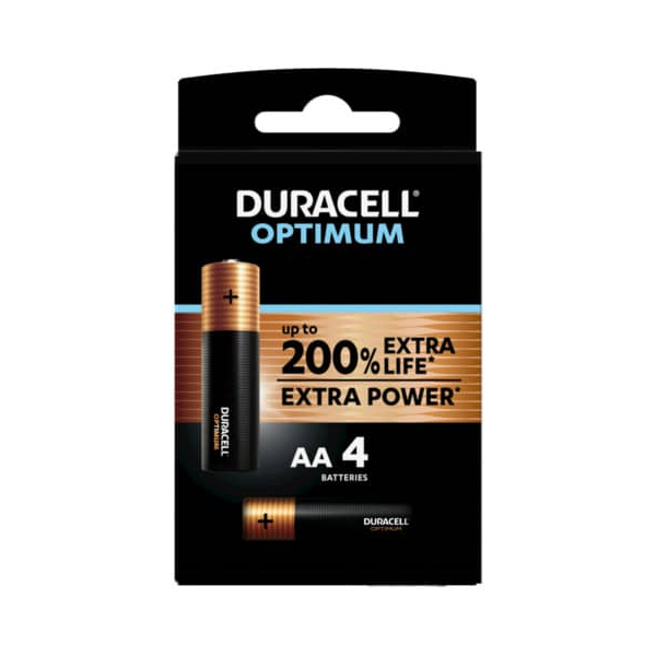 5000394137486 - Batterien OPTIMUM Alkaline - Mignon LR6 AA 15 V 5000394137486 DURACELL 4 Stück