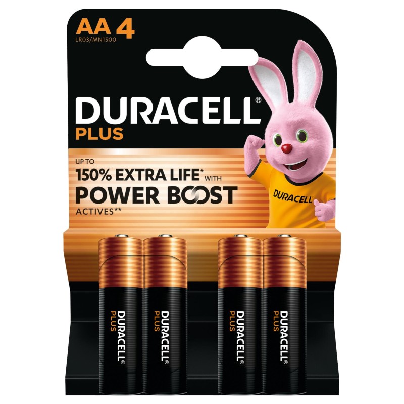 5000394176027 - 5V Batterien 1x4 Duracell Plus Power Boost Mignon MN1500 AA LR6 15V 151255 5000394176027 5000394176027 - 5V Batterien 1x4 Duracell Plus Power Boost Mignon MN1500 AA LR6 15V 151255 5000394176027