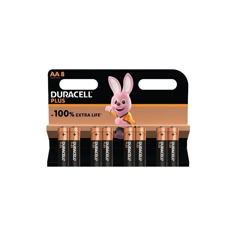 5000394176140 - 5V Batterien 1x8 Duracell Plus Power Boost Mignon MN1500 AA LR6 15V 151257 5000394176140