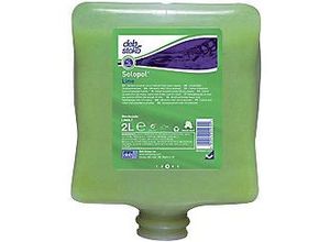 5010424014311 - Deb Stoko® Solopol® Lime Hautreiniger Sanfter und effektiver Handreiniger für mittelstarke Verschmutzungen 2000 ml - Kartusche (1 Karton = 4 Kartuschen)