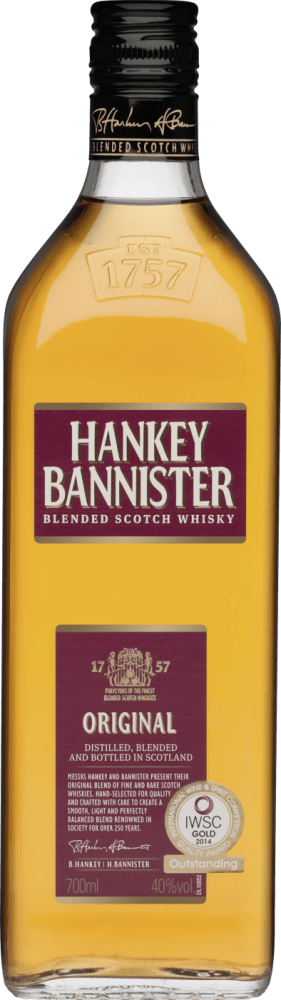 5010509001229 - Hankey Bannister Original Whisky Blended Scotch Whisky - 40% vol