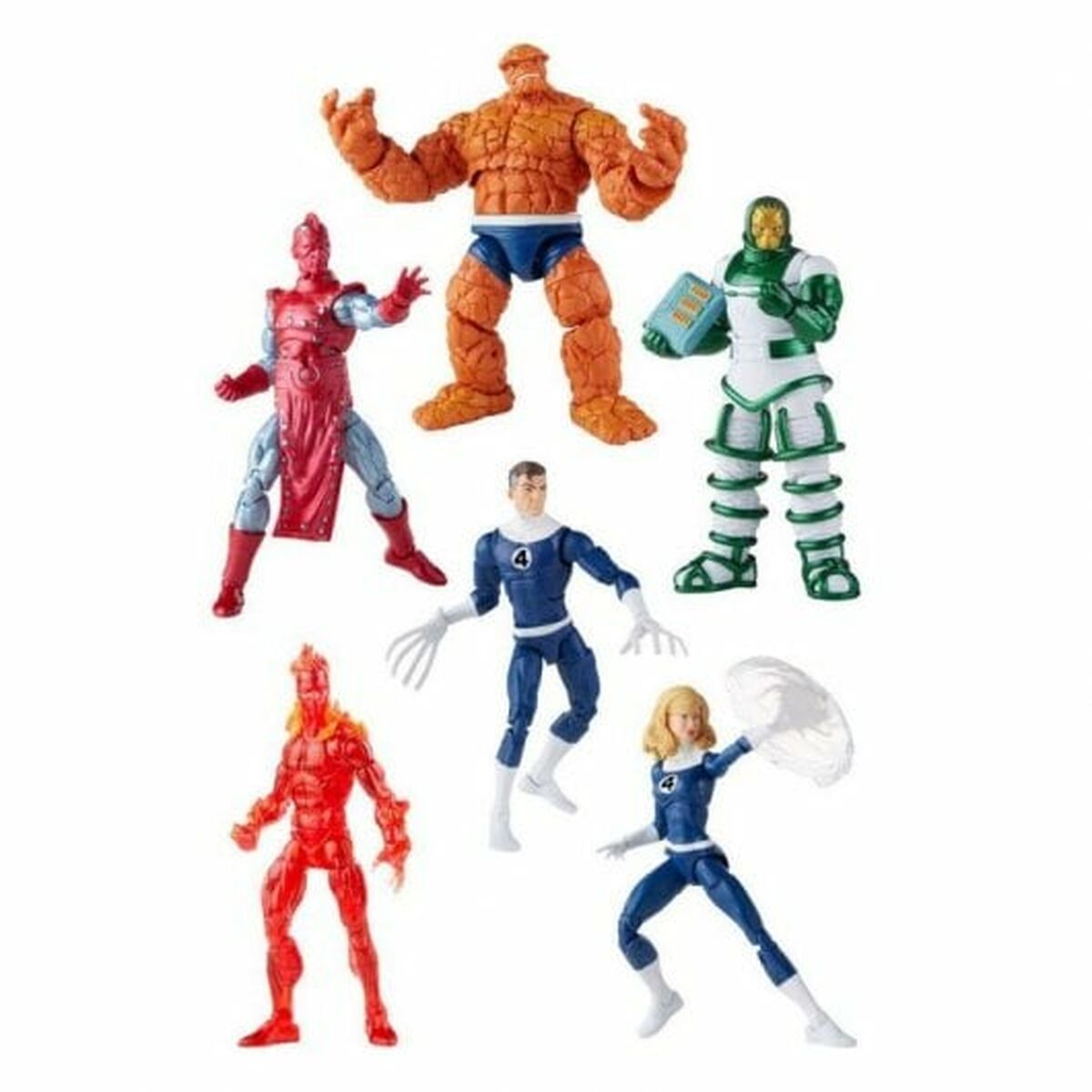 5010993842780 - Actionfiguren Marvel Legends Fantastic Four Vintage 6 Stücke