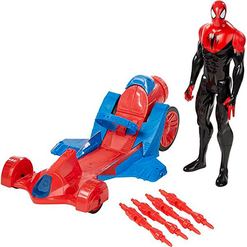 5010994805036 - Figurine mit Fahrzeug Marvel Titan Hero Series Spiderman