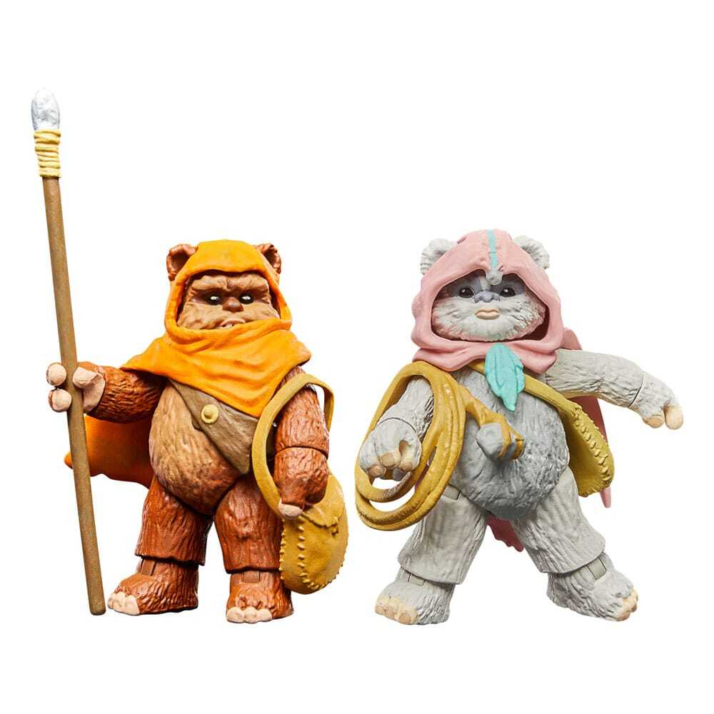 5010996174437 - Sammlerfigur Star Wars Ewoks Wicket W Warrick & Kneesaa (x2)