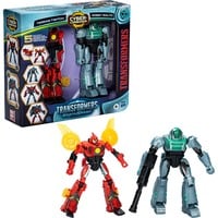 5010996195821 - Transformers EarthSpark Cyber-Combiner Terran Twitch and Robby Malto Action Figure Set - 2-Pack