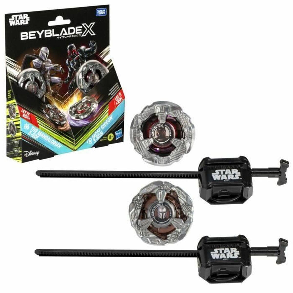 5010996257130 - Beyblade X - The Mandalorian 3-60F (Attack) vs Moff Gideon 3-80N (Defense) 5010996257130 - Beyblade X - The Mandalorian 3-60F (Attack) vs Moff Gideon 3-80N (Defense)