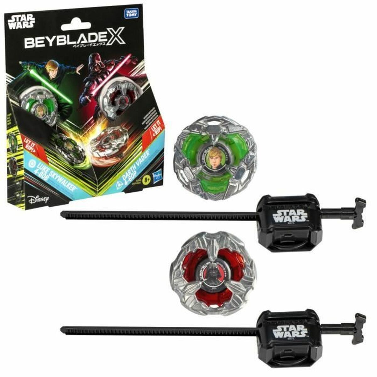 5010996257147 - Beyblade X and Star Wars Collab Luke Skywalker 4-80B vs Darth Vader 4-60B