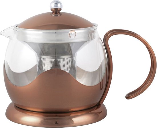 5011561005422 - La Cafetière Teekanne Origins 660 Ml 18 X 17 Cm Edelstahl Glas Kupfer