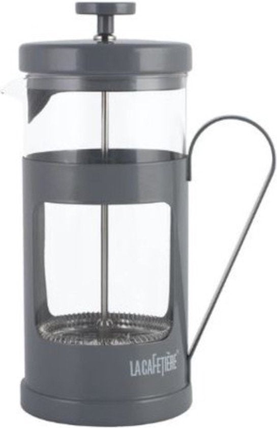 5011561006368 - La Cafetière Cafetière Monaco 1 Liter 24 Cm Glas Edelstahl Dunkelgrau