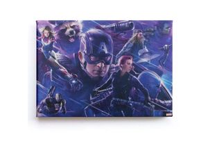 5011583486322 - Leinwandbild MARVEL Leinwandbild Avengers Team 70x50cm Bilder Gr B H T 70 cm x 50 cm x 25 cm Leinwandbild 1 St bunt Leinwandbilder