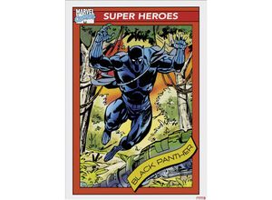 5011583536850 - Leinwandbild MARVEL Super Heroes Black Panther Bilder Gr B H T 50 cm x 70 cm x 25 cm Leinwandbild 1 St bunt (mehrfarbig) Leinwandbilder