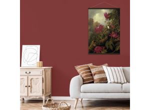 5011583537109 - Leinwandbild ART FOR THE HOME Vogel Landschaft Bilder Gr B H T 70cm x 100cm x 23cm quadratisch bunt (mehrfarbig) Luxus Kakemono Leinen Wandposter 100x70cm