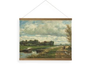 5011583537116 - Leinwandbild ART FOR THE HOME Dutch Landscape Bilder Gr B H T 80cm x 60cm x 23cm quadratisch bunt (mehrfarbig) Luxus Kakemono Leinen Wandposter 80x60cm