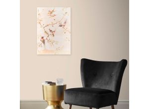 5011583537208 - Leinwandbild ART FOR THE HOME Vogel bunt (farbe bild(er) mehrfarbig) B50cm H70cm T35cm Ø35cm Leinwand Bilder Handgemalt Wandbild Gold Metallic 50x70cm