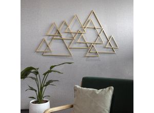 5011583537338 - Wandbild ART FOR THE HOME Modern Geo Bilder Gr B H T 111 cm x 64 cm x 3 cm 1 St goldfarben (gold) Kunstdrucke Luxus Metal Art Wanddeko