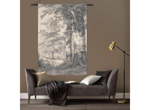 5011583537451 - Wandbild ART FOR THE HOME Vintage Wald Bilder Gr B H T 100 cm x 150 cm x 2 cm quadratisch 1 St bunt (mehrfarbig) Kunstdrucke Wandteppich XL