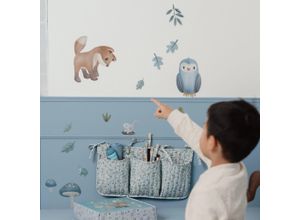 5011583669220 - Wandtattoo LITTLE DUTCH Wandsticker Set Forest Friends A4 (3x St) bunt (mehrfarbig) H30cm PVC Wandtattoos 3x A4-Format