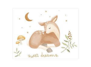 5011583669237 - Wandsticker Set Fairy Garden Sweet Dreams (40x30cm) - Little Dutch