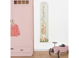 5011583669275 - Wandtattoo LITTLE DUTCH Wachstumstabelle Fairy Garden (142x28cm) bunt (mehrfarbig) H28cm PVC Wandtattoos