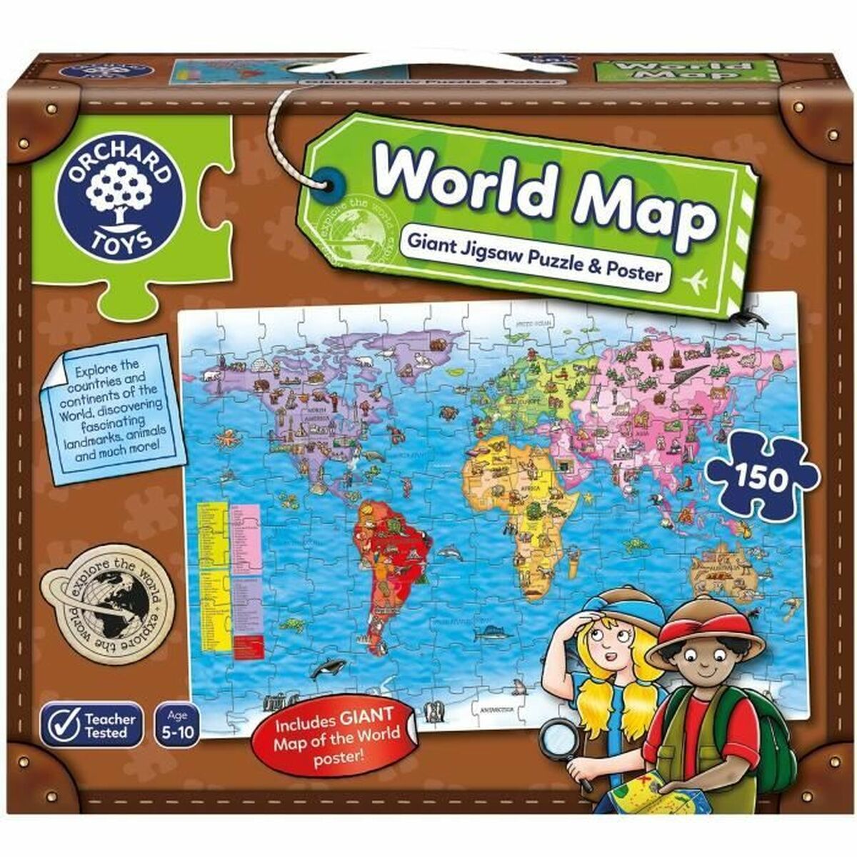 5011863301390 - Puzzle World Map (FR)