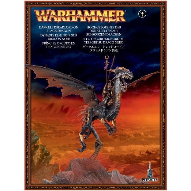 5011921024964 - Gesellschaftsspiele Warhammer AoS Elfe Noir Dynaste sur Dragon Noir