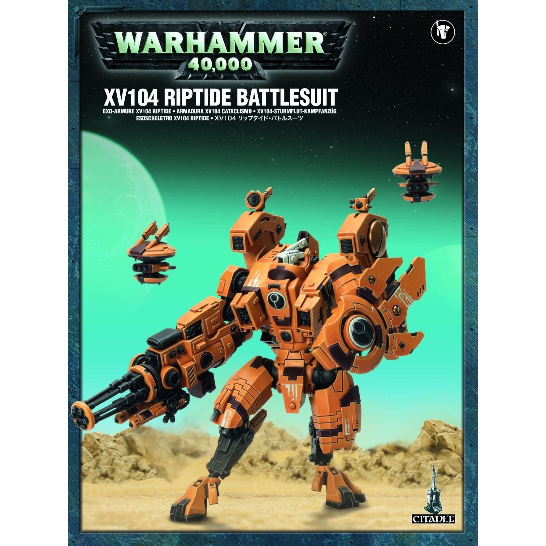 5011921045600 - Figurine Warhammer 40k - Tau Empire XV104 Battlesuit Riptide