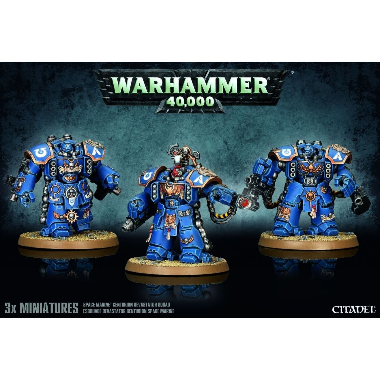 5011921048403 - Set mit 5 Figuren Warhammer 40k - Space Marine Devastator Centurion Squad