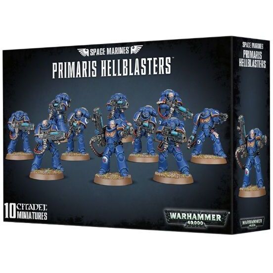 5011921086191 - Set aus 10 Figuren mit 150 Teilen Warhammer 40k - Space Marine Primaris Hellblasters