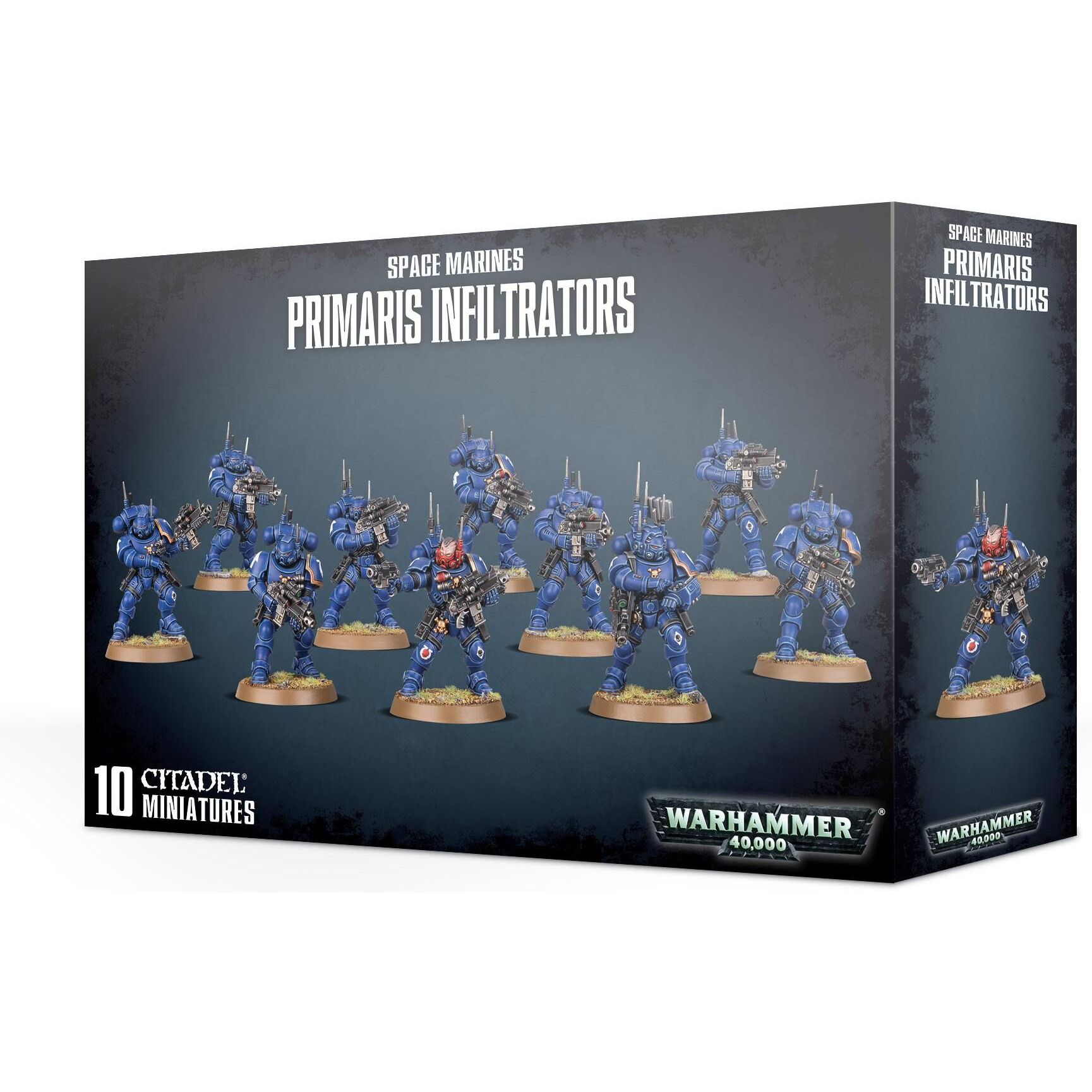 5011921121427 - Set aus 10 Figuren mit 266 Teilen Warhammer 40k - Space Marine Primaris Infiltrators