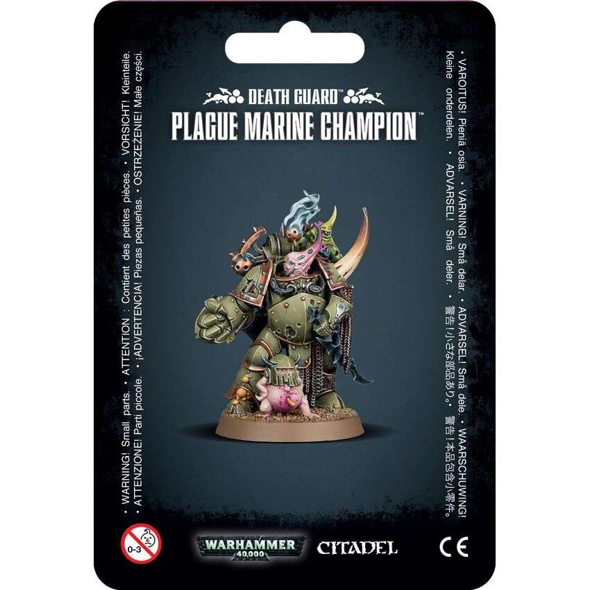 5011921153640 - Figurine aus 8 Teilen Warhammer 40k - Death Guard Plague Marine Champion