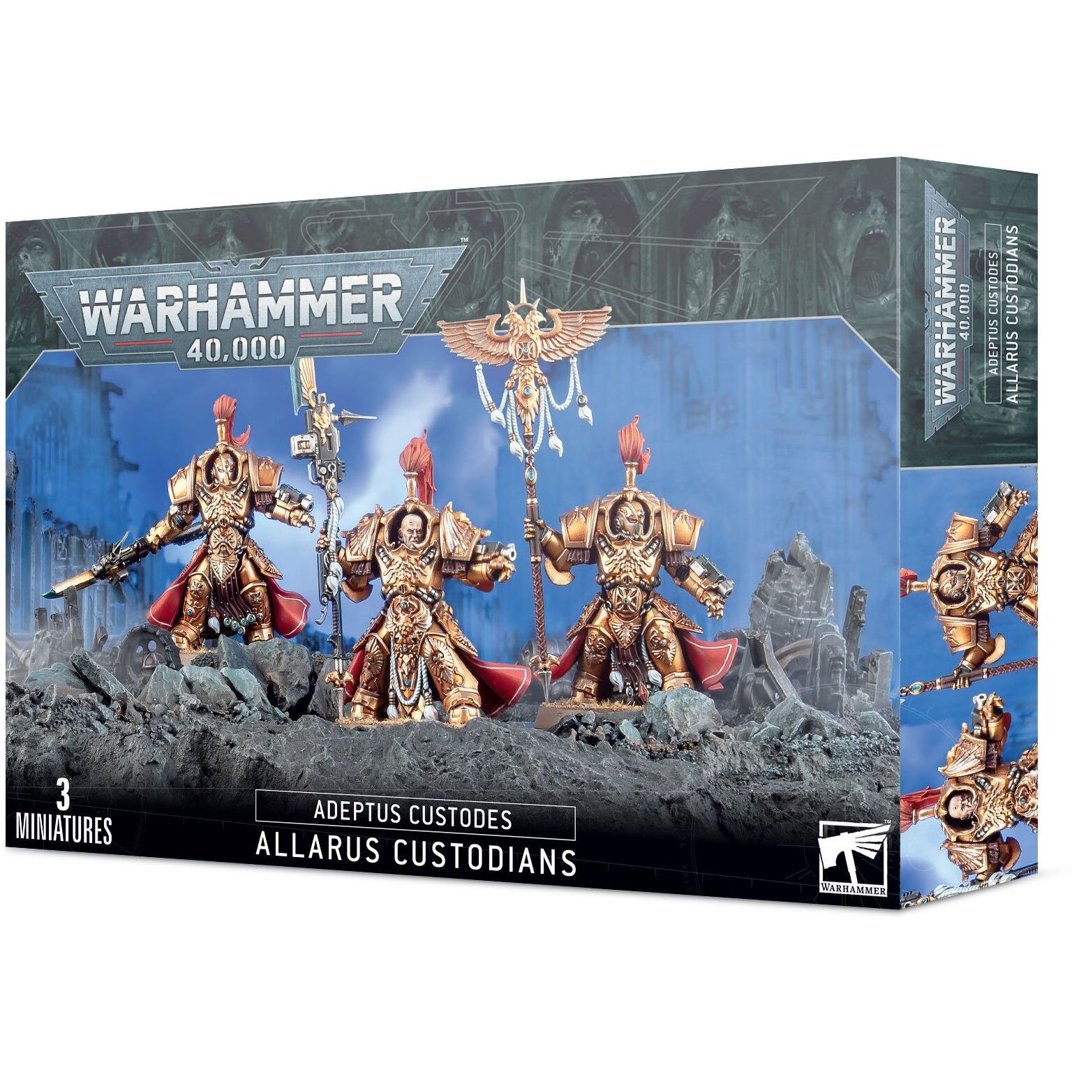 5011921172030 - Figurine Warhammer 40k - Adeptus Custodes Allarus Custodian 5011921172030 - Figurine Warhammer 40k - Adeptus Custodes Allarus Custodian