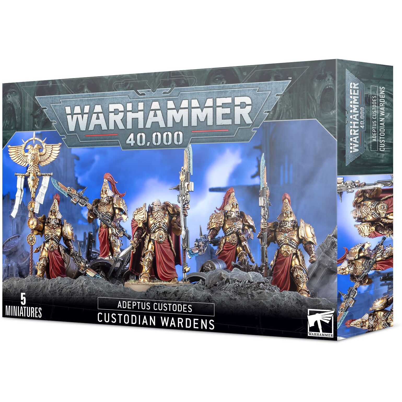 5011921172054 - Figurine Warhammer 40k - Adeptus Custodes Custodian Wardens 5011921172054 - Figurine Warhammer 40k - Adeptus Custodes Custodian Wardens