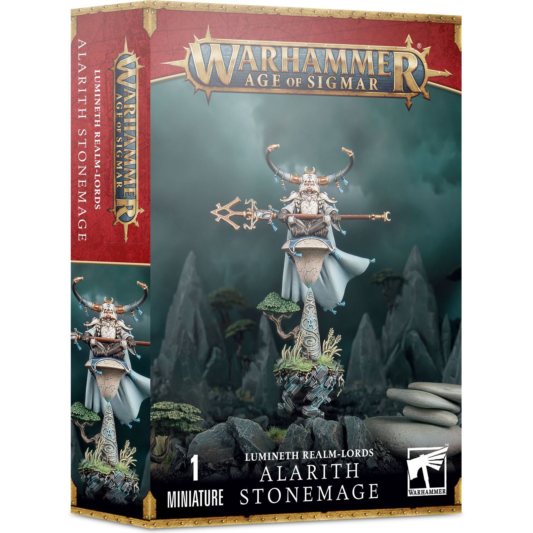 5011921179565 - Figurine aus 13 Teilen Warhammer AoS - Lumineth Realm-lords Alarith StoneMage