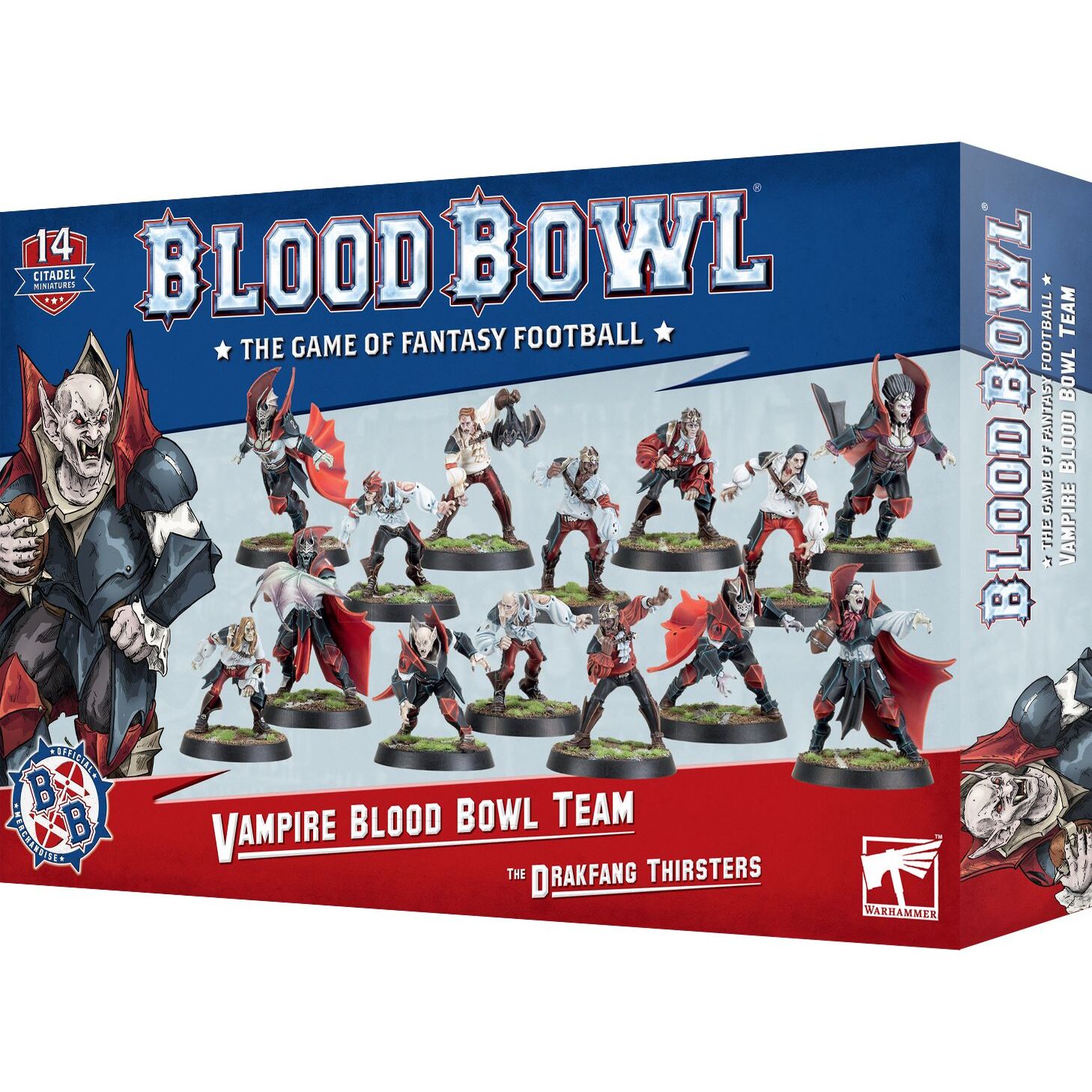 5011921182077 - Figurine Blood Bowl - Team Vampire The Drakfang Thirsters (x14) 5011921182077 - Figurine Blood Bowl - Team Vampire The Drakfang Thirsters (x14)