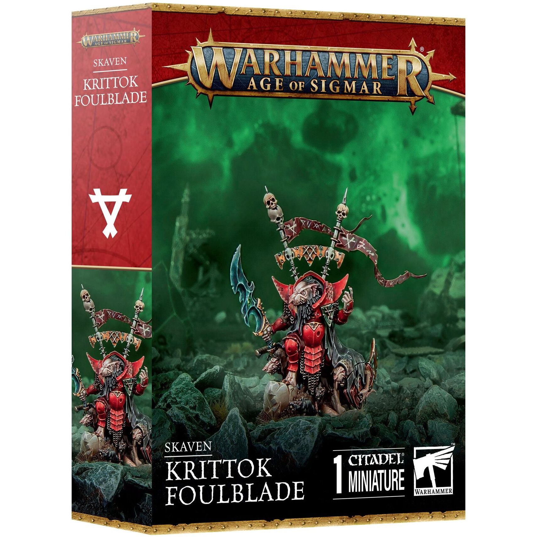 5011921219100 - Figurine Warhammer AoS - Skaven Krittok Foulblade