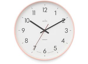 5012562230400 - Wanduhr CHRISTOFFEL Wanduhr Acctim Wanduhren rosa (weiß rosa) Wanduhren