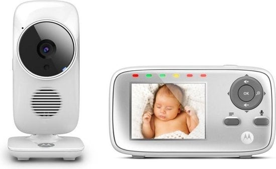 5012786801653 - Motorola MBP-483 Babyfoon met camera 28 - Met kleurenscherm en infrarood verbinding - Wit 5012786801653 - Motorola MBP-483 Babyfoon met camera 28 - Met kleurenscherm en infrarood verbinding - Wit