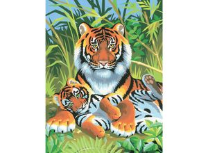 5013634000297 - Malen nach Zahlen mit Acrylfarben Tiger 23 x 305 cm