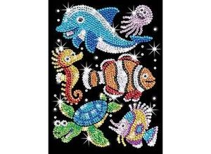 5013634009085 - Sequin Art Paillettenbild Meerestiere 25 x 34 cm